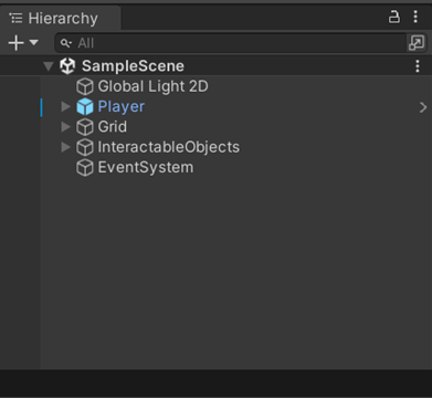 Окно Иерархии