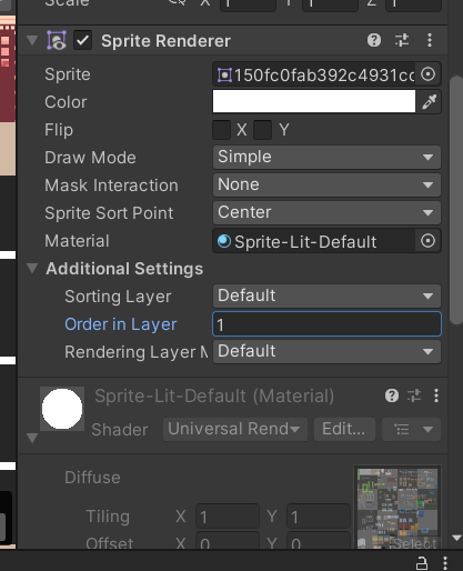 Настройка слоев