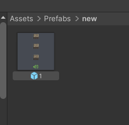 Сохранение префаба 1